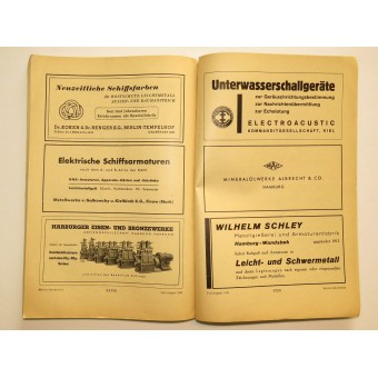 La revisione navale - la rivista per Kriegsmarine. Marine Rundschau. Espenlaub militaria
